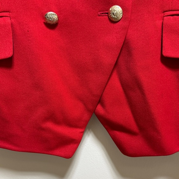 Escada Scarlet Blazer with Midnight Collar - Picture 10 of 16